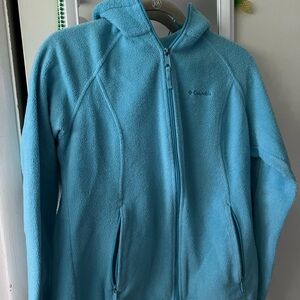 Columbia Blue Puffer Jacket Outdoor Essential